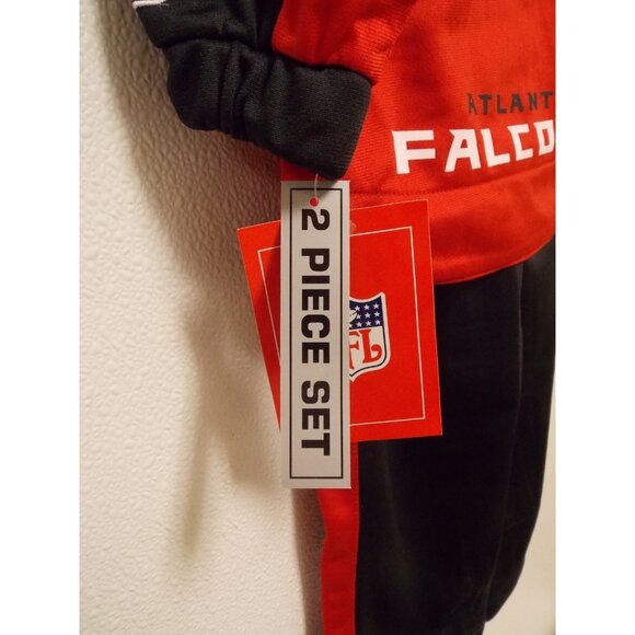 NFL Atlanta Falcons Red Hooded Sweat Suit Size 2T by NFL Reebok - Picture 7 of 7